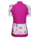 Dámsky cyklistický dres Dots Pink