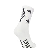 Vysoké ponožky Star White