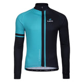 Zateplený cyklistický dres Mirror Tyrkys