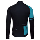 Zateplený cyklistický dres Mirror Tyrkys