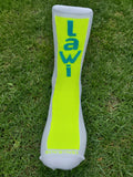 Vysoké ponožky Cabrera White/Fluo Yellow/Turquoise