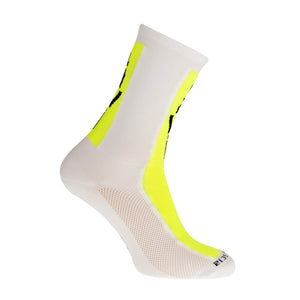 Vysoké ponožky Cabrera White/Fluo Yellow