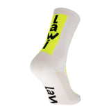 Vysoké ponožky Cabrera White/Fluo Yellow