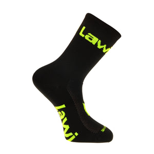 Vysoké ponožky Zorbig Black/Fluo Yellow