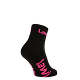 Nízke ponožky Zorbig Black/Fluo Pink