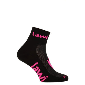 Nízke ponožky Zorbig Black/Fluo Pink