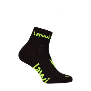 Nízke ponožky Zorbig Black/Fluo Yellow
